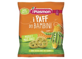 Plasmon dry snack paff piselli-mais 15 g