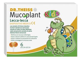 Dr theiss mucoplant lecca lecca gola 6 pezzi