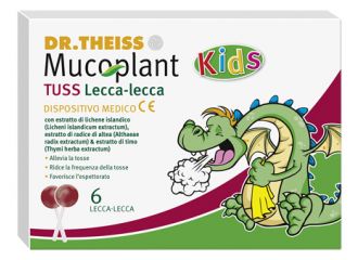 Dr theiss mucoplant tuss lecca lecca 6 pezzi