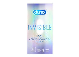 Durex invisible extra lubrificante 6 pezzi