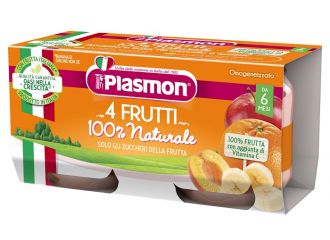 Plasmon omogeneizzato 4 frutti 2 x 80 g
