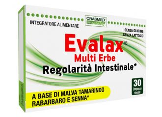 Evalax multi erbe regolarita' transito intestinale 30 compresse