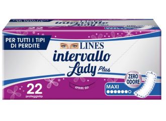 Proteggislip lines intervallo lady plus maxi 22 pezzi