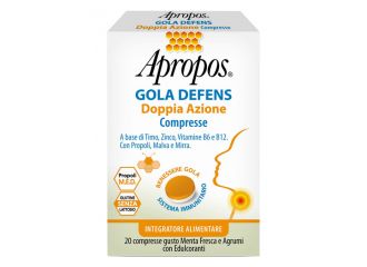 Apropos gola defens doppia azione 20 compresse