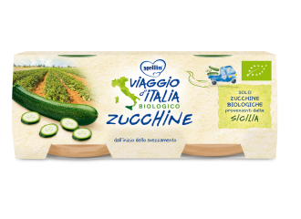 Mellin viaggio italia omogeneizzato bio zucchina 2x80 g