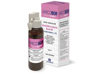 Soluzione alcolica per irrigazione dell'orecchio amicobor 100 ml