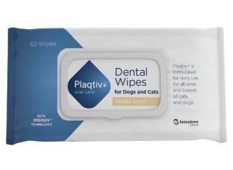 Plaqtiv+ oral care salviette dentali 60 pezzi