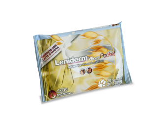 Leniderm wipes pocket 20 pezzi display