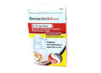 Benactivdolmed 8,75 mg/dose spray per mucosa orale, soluzione