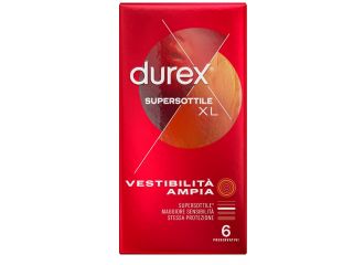 Profilattico durex supersottile xl 6 pezzi