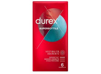 Profilattico durex supersottile close fit 6 pezzi