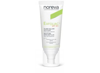 Exfoliac fluide solaire matifiant spf50+ 40 ml