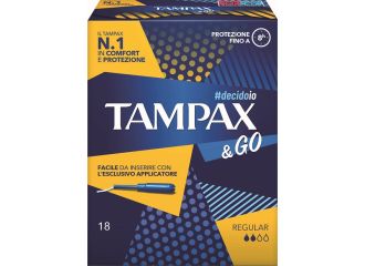 Tampax &go regular 18 pezzi