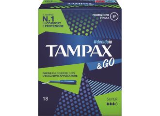 Tampax &go super 18 pezzi