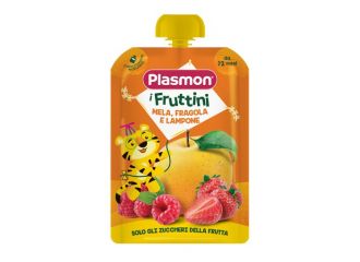 Plasmon i fruttini mela fragola e lampone 130 g
