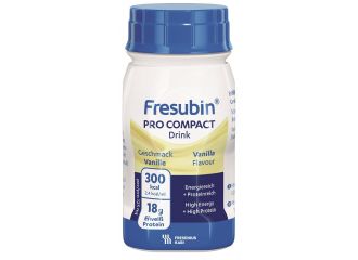 Fresubin pro compact drink vaniglia 4 flaconi da 125 ml