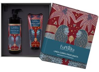 Euphidra cofanetto bergamotto & patchouli 1 doccia gel 400 ml + 1 crema corpo 200 ml