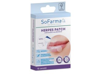 Cerotto herpes patch con acido ialuronico sofarmapiu' 15 pezzi