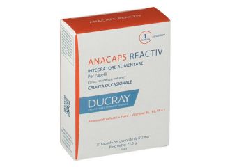 Ducray anacaps reactiv capelli situazione occasionale 30 capsule