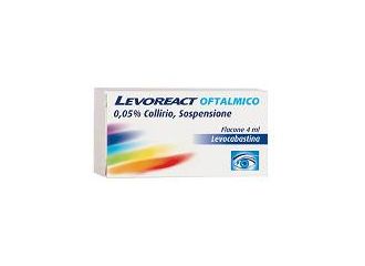 Levoreact oftalmico 0,05% collirio, sospensione