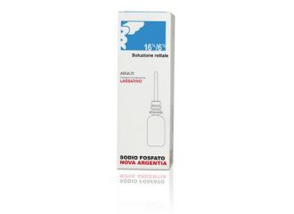 Sodio fosfato nova argentia 16% / 6% soluzione rettale