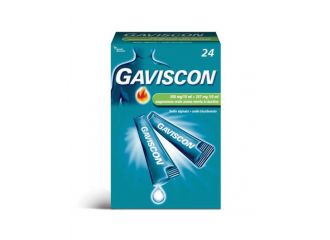 Gaviscon 24 bustine 500+267 mg/10ml