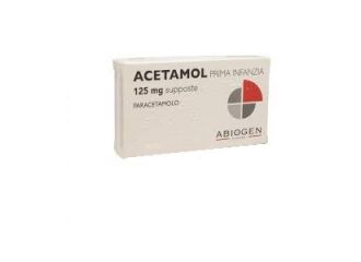 Acetamol prima infanzia 10supposte 125mg