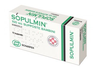 Sopulmin bambini 10 supposte 100mg