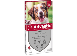 Advantix spot-on 4x2,5 10-25kg