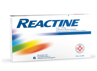 Reactine 5 mg + 120 mg compresse a rilascio prolungato 6 compresse