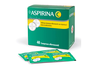 Aspirina 400 mg compresse effervescenti con vitamina c