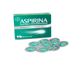 Aspirina dolore e infiammazione 500 mg compresse rivestite