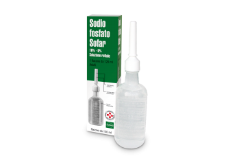 Sodio fosfato sofar "16%/6% soluzione rettale" flacone da 120 ml
