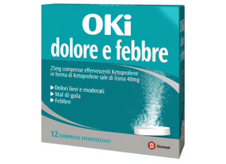 Oki dolore e febbre 25 mg compresse effervescenti