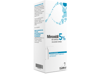 Minoxidil biorga 5% soluzione cutanea