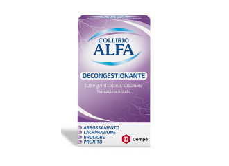 Collirio alfa decongestionante 0,8 mg/ml collirio, soluzione