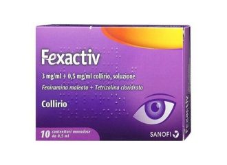 Fexactiv 3 mg/ml + 0,5 mg/ml collirio, soluzione