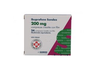 Ibuprofene sandoz 200 mg compresse rivestite con film