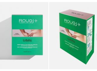 Rougj cellulite trattamento spa bende corpo al sale rosa dell'himalaya 2 pezzi 120 ml