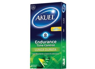 Profilattico akuel endurance time control 8 pezzi