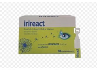 Irireact 3 mg/ml + 0,5 mg/ml collirio, soluzione in contenitore monodose