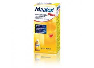 Maalox plus 4% + 3,5% + 0,5% sospensione orale aroma limone