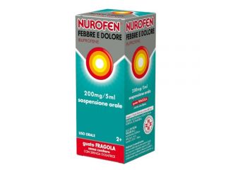 Nurofen febbre e dolore 200mg/5ml sospensione orale gusto fragola