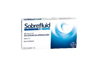 Sobrepin aerosol 40 mg/3 ml soluzione da nebulizzare