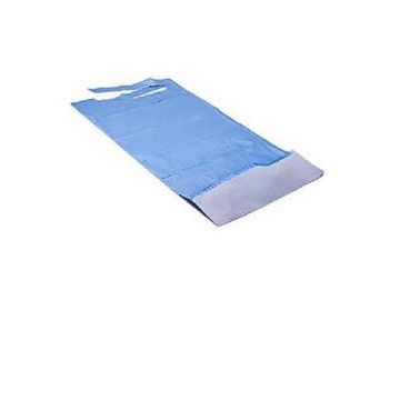 Bavaglia adulti in accoppiato con tasca polietilene+carta 100 pezzi monouso