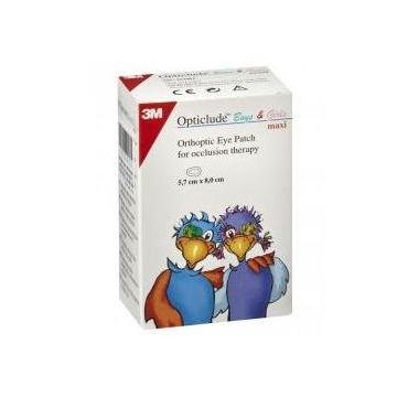 Cerotto oculare colorato mini 5x6cm cf 30 pezzi