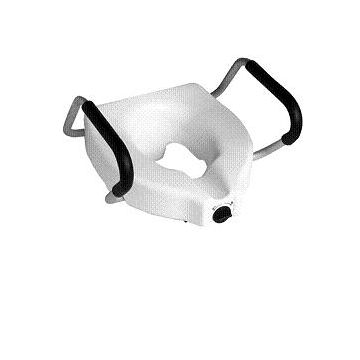 Rialzo wc con braccioli senza coperchio altezza 12,5 cm