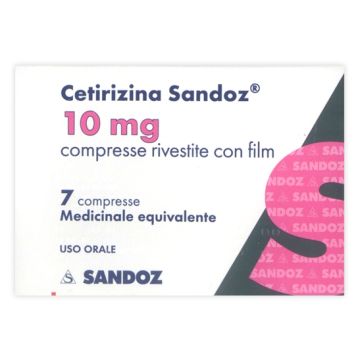 Cetirizina sandoz 10 mg compresse rivestite con film