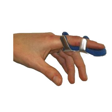 Stecca per frattura dita a ranetta farmasplint misura grande in alluminio modellabile con imbottitura in spugna poliuretanica antiallergica radiotrasparente 10 cm 1 pezzo