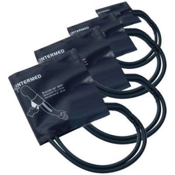 Bracciale sfigmomanometro velcro adulti con camera d'aria